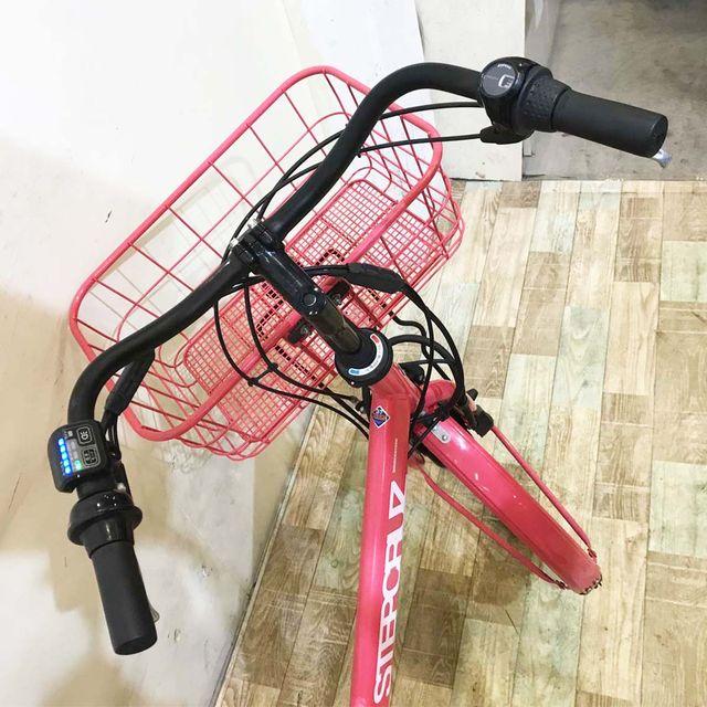 ﾌﾞﾘｼﾞｽﾄﾝ 26インチ カゴ付き自転車 ピンクカラー 中古 中古電動自転車 ブリヂストン アシスタ ロイヤル ピンク 26インチ