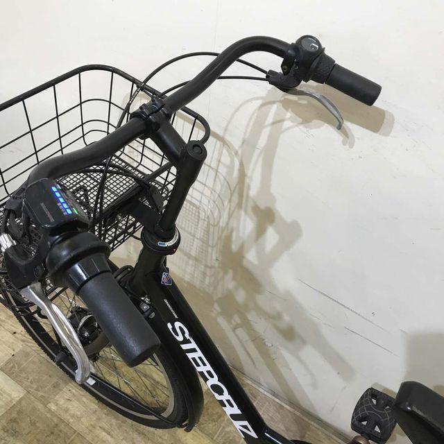 ブリジストン 自転車 ママチャリ アップハンドル 中古 鍵なし BRIDGESTONE（ブリヂストン） 電動自転車 中古 ママチャリ ステップ
