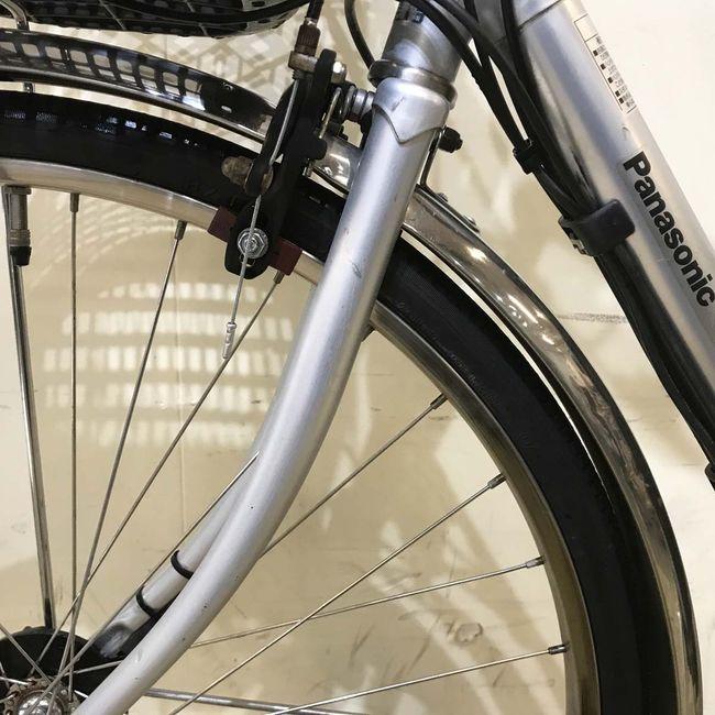 電動自転車 中古 ママチャリ パナソニック ビビ DX シルバー 26インチ KD051 電動アシスト自転車 神戸 | Panasonic | 10