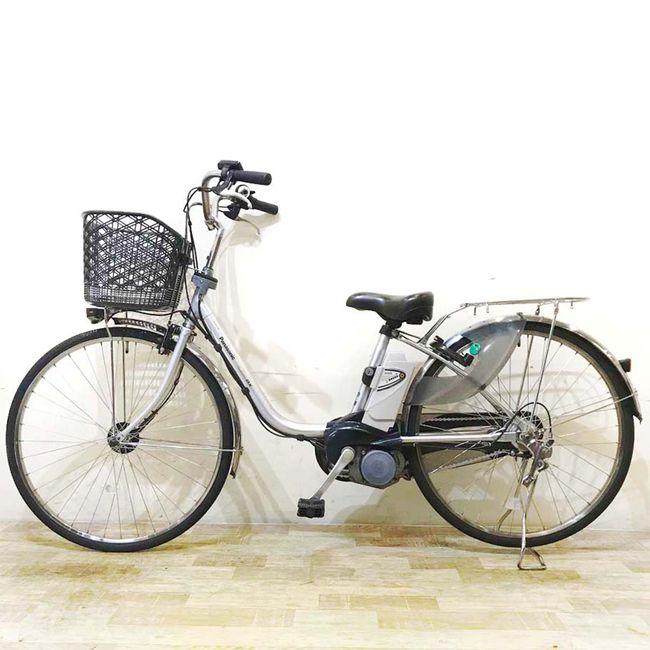 電動自転車 中古 ママチャリ パナソニック ビビ DX シルバー 26インチ KD051 電動アシスト自転車 神戸 | Panasonic | 15