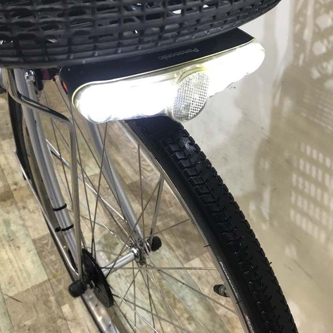 電動自転車 中古 ママチャリ パナソニック ビビ DX シルバー 26インチ KD051 電動アシスト自転車 神戸 | Panasonic | 07