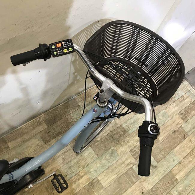 電動自転車 中古 ママチャリ ブリヂストン アシスタ ファイン ブルー 26インチ KD055 電動アシスト自転車 神戸 | BRIDGESTONE | 03