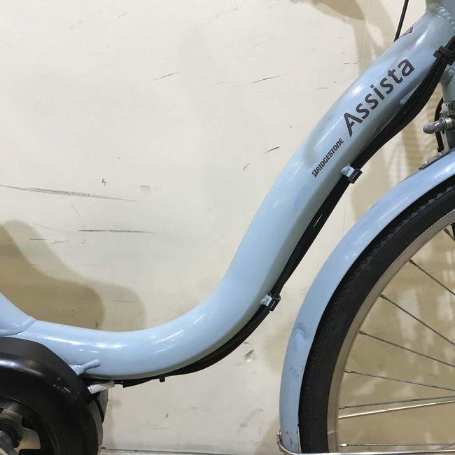 電動自転車 中古 ママチャリ ブリヂストン アシスタ ファイン ブルー 26インチ KD055 電動アシスト自転車 神戸 | BRIDGESTONE | 04