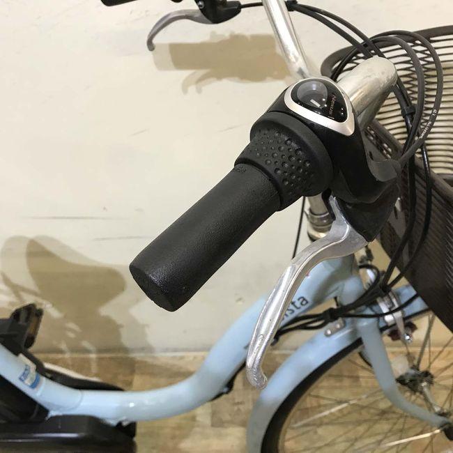 電動自転車 中古 ママチャリ ブリヂストン アシスタ ファイン ブルー 26インチ KD055 電動アシスト自転車 神戸 | BRIDGESTONE | 09