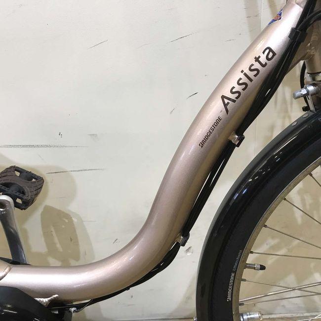 電動自転車 中古 ママチャリ ブリヂストン アシスタ DX プレシャスベージュ 26インチ KD059 電動アシスト自転車 神戸 | BRIDGESTONE | 04