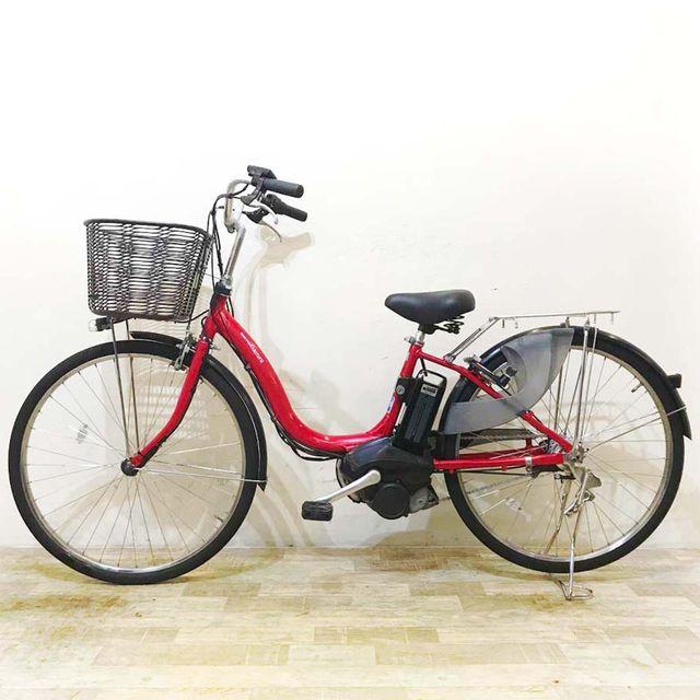YAMAHA（ヤマハ） 電動自転車 中古 ママチャリ PAS ナチュラ XL レッド