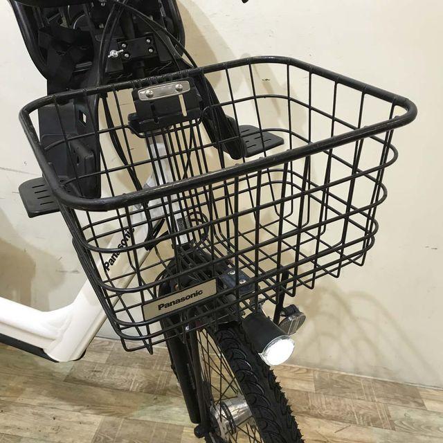 中古 20インチPanasonic電動アシスト　8Ah 大阪 折りたたみ パナソニック オフタイム レッド × イエロー 前18×後20