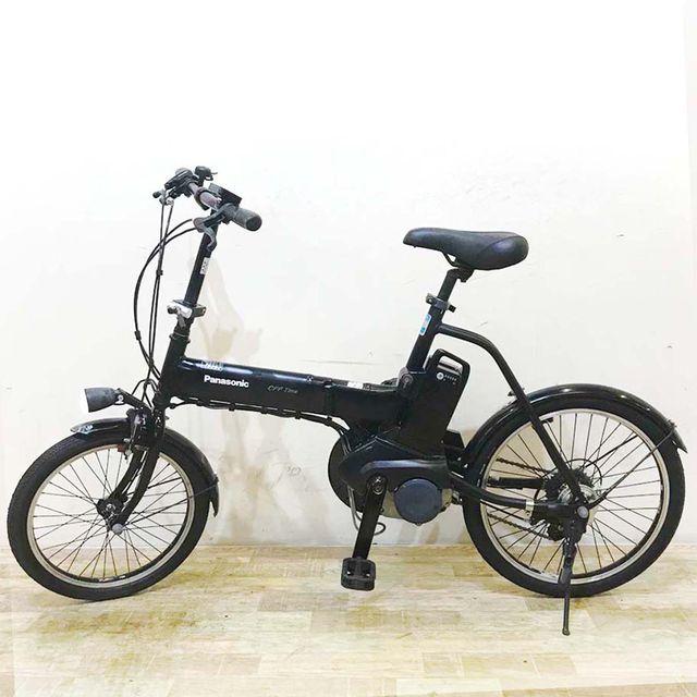 電動自転車 中古 小径車 折りたたみ パナソニック オフタイム ブラック 前18×後20インチ KD084 電動アシスト自転車 神戸 | Panasonic | 13