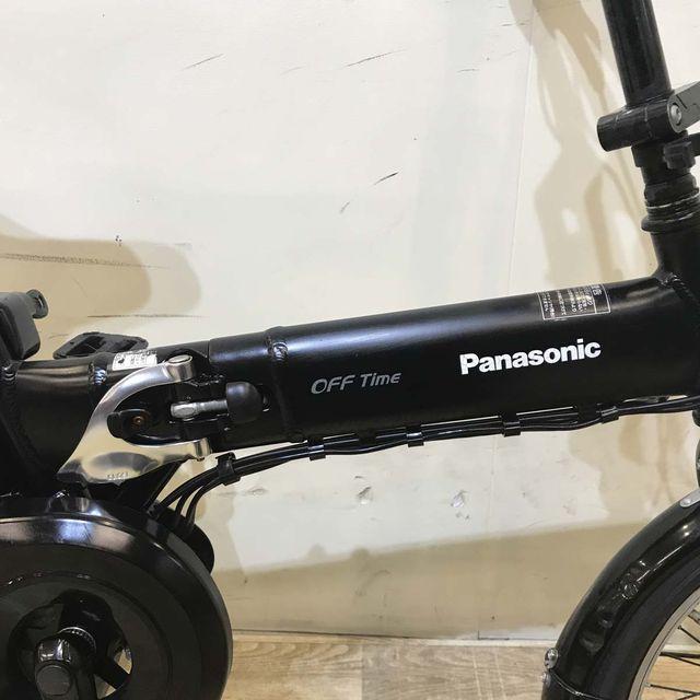 電動自転車 中古 小径車 折りたたみ パナソニック オフタイム ブラック 前18×後20インチ KD084 電動アシスト自転車 神戸 | Panasonic | 04