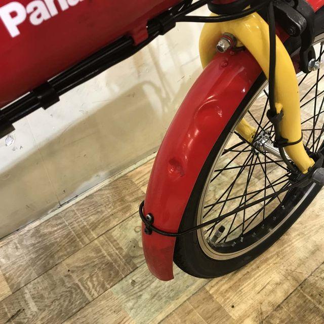 電動自転車 中古 小径車 折りたたみ パナソニック オフタイム レッド×イエロー 前18×後20インチ KD085 電動アシスト自転車 神戸 | Panasonic | 13