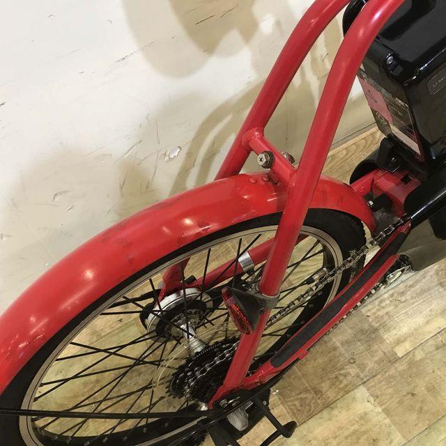 電動自転車 中古 小径車 折りたたみ パナソニック オフタイム レッド×イエロー 前18×後20インチ KD085 電動アシスト自転車 神戸 | Panasonic | 15