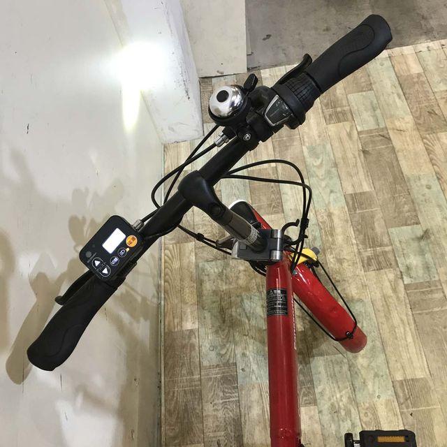 電動自転車 中古 小径車 折りたたみ パナソニック オフタイム レッド×イエロー 前18×後20インチ KD085 電動アシスト自転車 神戸 | Panasonic | 03