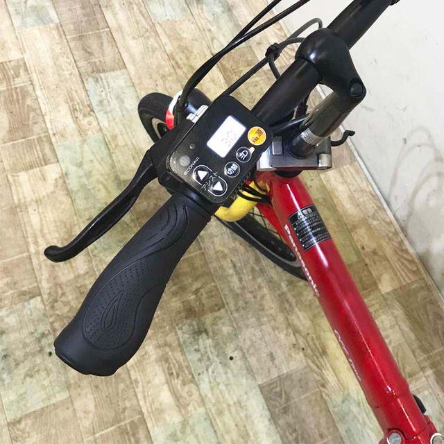 電動自転車 中古 小径車 折りたたみ パナソニック オフタイム レッド×イエロー 前18×後20インチ KD085 電動アシスト自転車 神戸 | Panasonic | 09