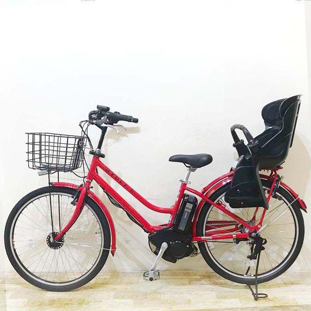HYDEE II 電動アシスト自転車 レッド 電動アシスト自転車HYDEE Ⅱ 赤ブリヂストン (モコ) 北習志野の電動