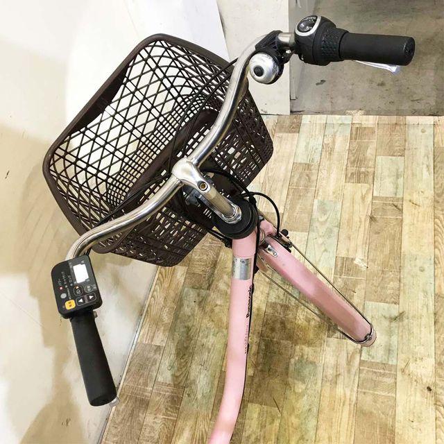E588　★整備済み　中古電動自転車　パナソニック　ViViラッテ　ピンク★【26インチ　13.2Ah４点灯】 SOLD OUT】電動自転車 パナソニック VIVI DX 26インチ 8.9Ah タイヤ