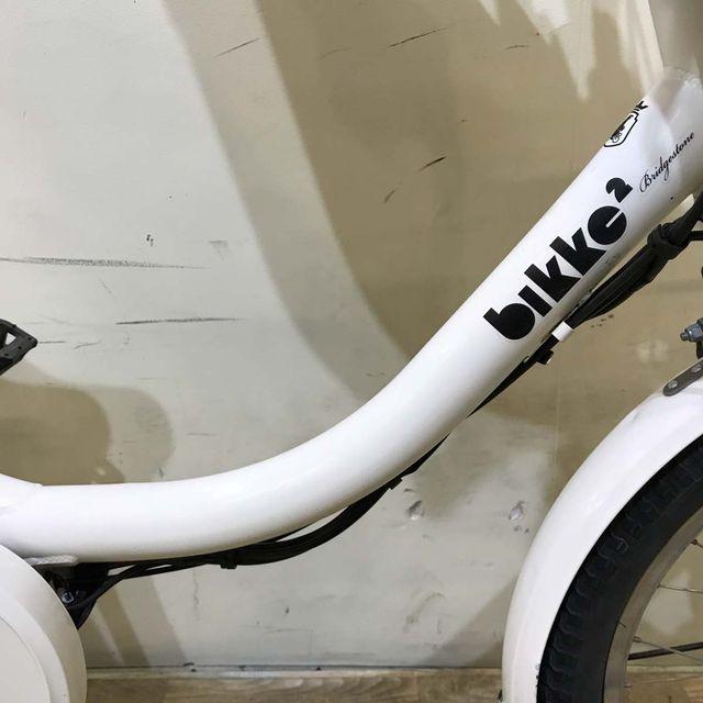 電動自転車 中古 子供乗せ ブリヂストン bikke 2 e ビッケ ツー イー ホワイト 20インチ KD115 電動アシスト自転車 神戸 | BRIDGESTONE | 04