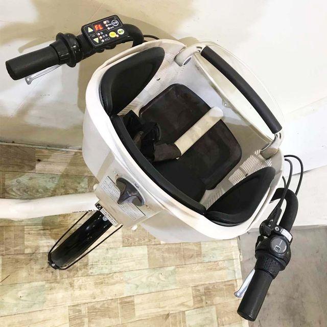 電動自転車 中古 子供乗せ ヤマハ PAS Kiss mini パス キッス ミニ ホワイト 20インチ KD510 電動アシスト自転車 神戸 | YAMAHA | 03