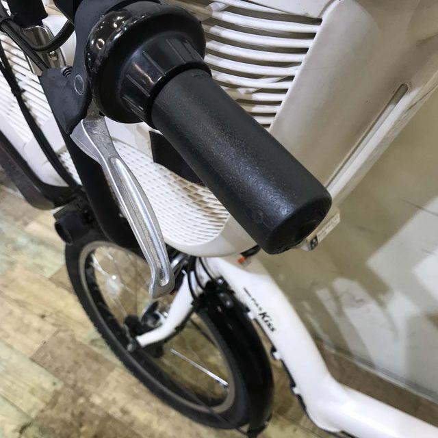 電動自転車 中古 子供乗せ ヤマハ PAS Kiss mini パス キッス ミニ ホワイト 20インチ KD510 電動アシスト自転車 神戸 | YAMAHA | 09