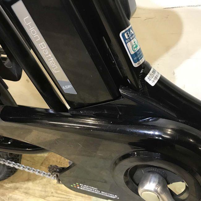 電動自転車 中古 子供乗せ パナソニック ギュット ミニ K ブラック 20インチ KD517 電動アシスト自転車 神戸 | Panasonic | 15