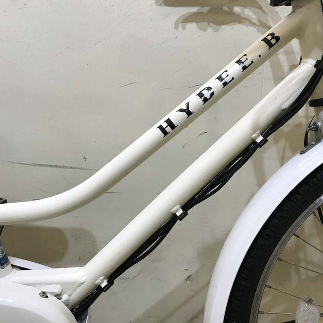 電動自転車 中古 子供乗せ ブリヂストン HYDEE B ハイディ ビー ホワイト 26インチ KD518 電動アシスト自転車 神戸 | BRIDGESTONE | 04