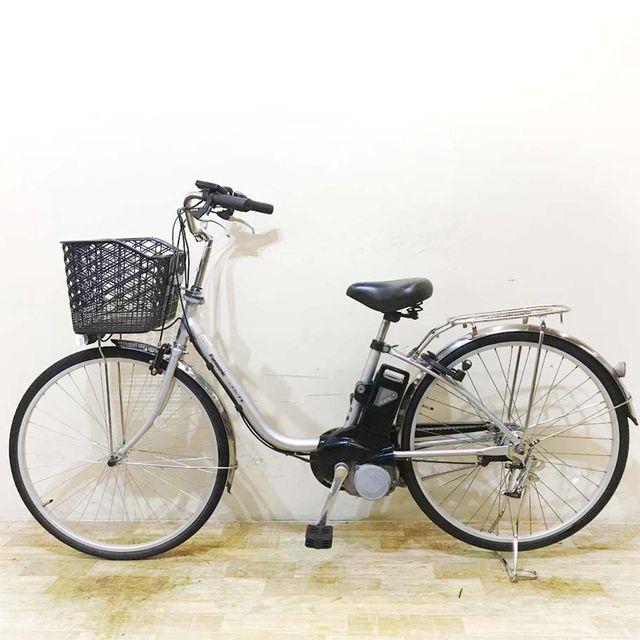 電動自転車 中古 ママチャリ パナソニック ビビ TX シルバー 26インチ KE014 電動アシスト自転車 神戸 | Panasonic | 12