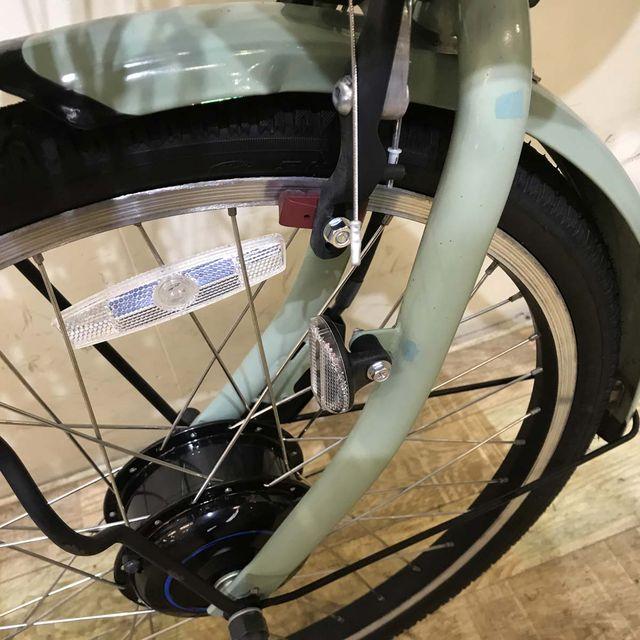 電動自転車 中古 子供乗せ ブリヂストン bikke MOB dd ビッケ モブ dd グリーン 前24×後20インチ KE015 電動アシスト自転車 神戸 | BRIDGESTONE | 13