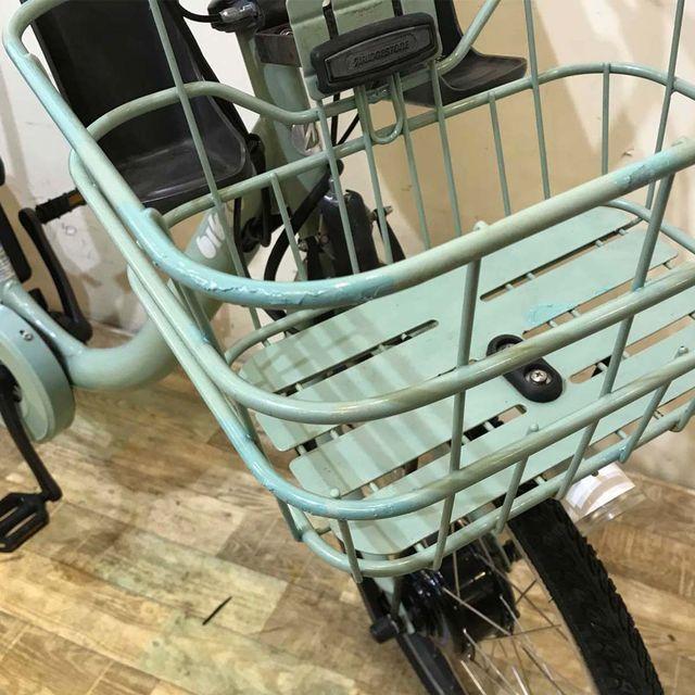 電動自転車 中古 子供乗せ ブリヂストン bikke MOB dd ビッケ モブ dd グリーン 前24×後20インチ KE015 電動アシスト自転車 神戸 | BRIDGESTONE | 16