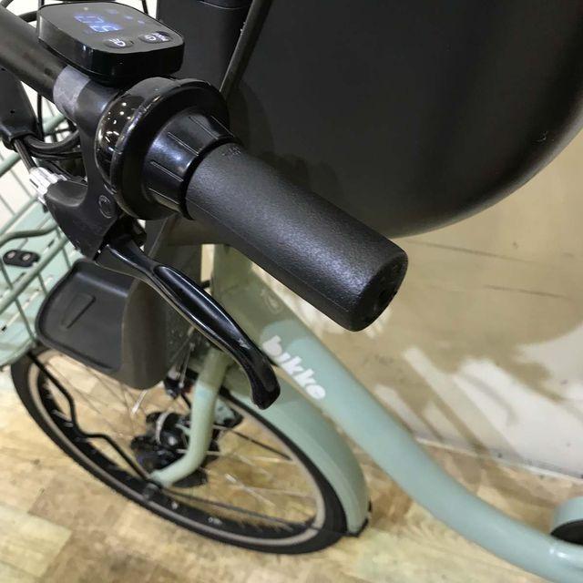 電動自転車 中古 子供乗せ ブリヂストン bikke MOB dd ビッケ モブ dd グリーン 前24×後20インチ KE015 電動アシスト自転車 神戸 | BRIDGESTONE | 09