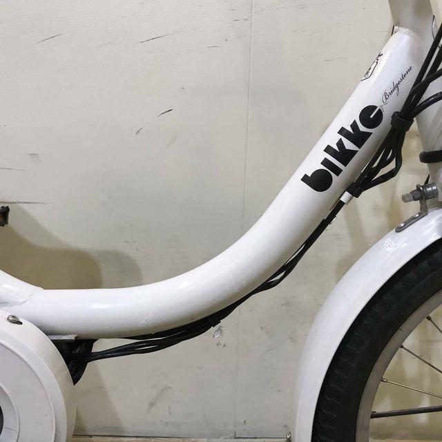 電動自転車 中古 子供乗せ ブリヂストン bikke e ビッケ イー ホワイト 20インチ KE016 電動アシスト自転車 神戸 | BRIDGESTONE | 04