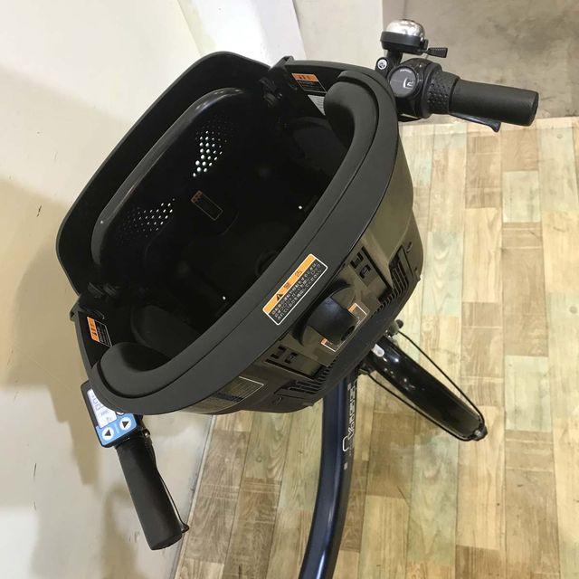 中古電動自転車ヤマハkissミニ 子供乗せ ネイビー　20インチ横浜 №3535 YAMAHA（ヤマハ） 電動自転車 中古 子供乗せ PAS Kiss mini un パス