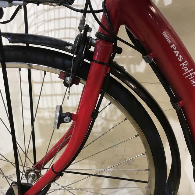 電動自転車 中古 子供乗せ ヤマハ PAS ラフィーニ レッド 26インチ KE028 電動アシスト自転車 神戸 | YAMAHA | 14