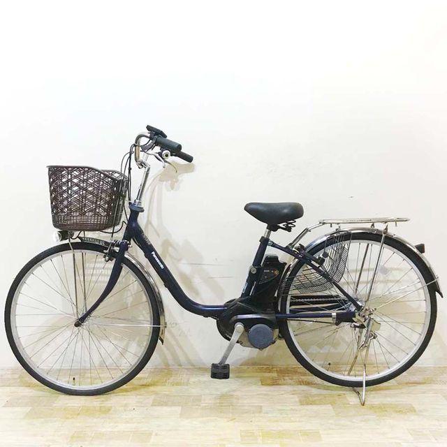 電動自転車 中古 ママチャリ パナソニック ビビ TX ネイビー 26インチ KE040 電動アシスト自転車 神戸 | Panasonic | 12