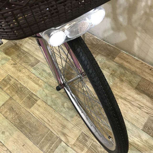 電動自転車 中古 ママチャリ パナソニック ビビ TX ピンク 26インチ KE041 電動アシスト自転車 神戸 | Panasonic | 07