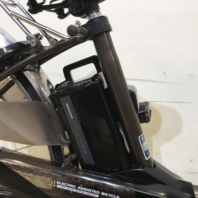 電動自転車 中古 ママチャリ パナソニック ビビ DX ブラウン 26インチ KE048 電動アシスト自転車 神戸 | Panasonic | 14