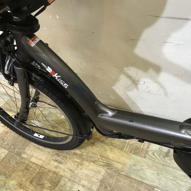 電動自転車 中古 子供乗せ ヤマハ PAS Kiss mini パス キッス ミニ カーキ 20インチ KE058 電動アシスト自転車 神戸 | YAMAHA | 12