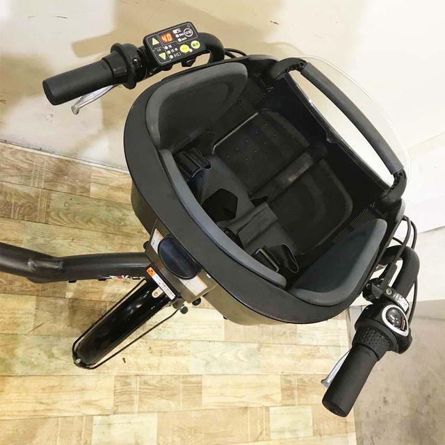 電動自転車 中古 子供乗せ ヤマハ PAS Kiss mini パス キッス ミニ カーキ 20インチ KE058 電動アシスト自転車 神戸 | YAMAHA | 03