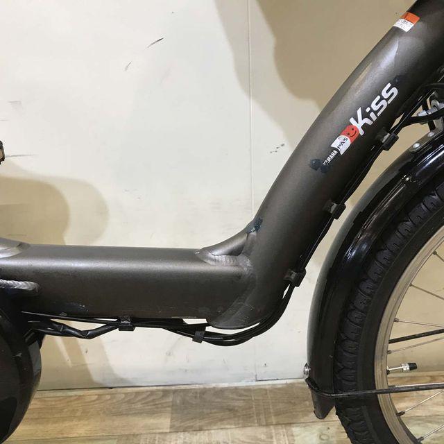 電動自転車 中古 子供乗せ ヤマハ PAS Kiss mini パス キッス ミニ カーキ 20インチ KE058 電動アシスト自転車 神戸 | YAMAHA | 04