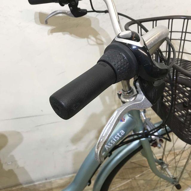 電動アシスト自転車 ブリヂストン　アシスタベーシック（A6BD18）水色 ブリヂストン 電動アシスト自転車 アシスタ ベーシック A6BD18