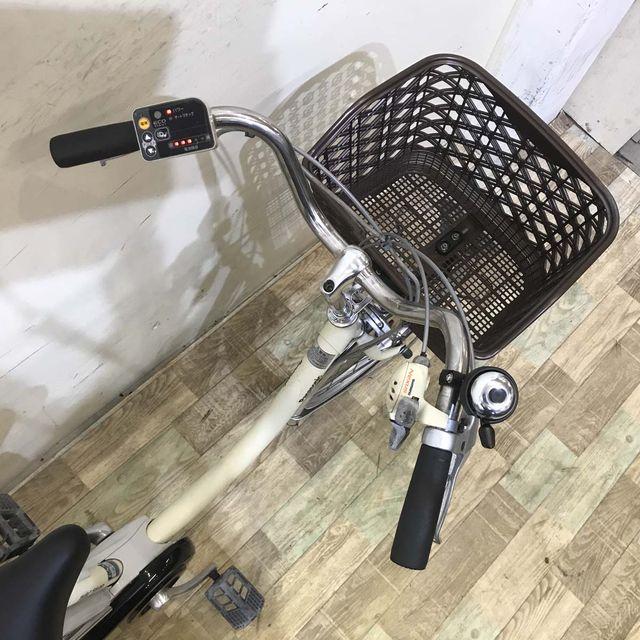 電動自転車 中古 小径車 パナソニック ビビ SS 20 アイボリーホワイト 20インチ KE075 電動アシスト自転車 神戸 | Panasonic | 03