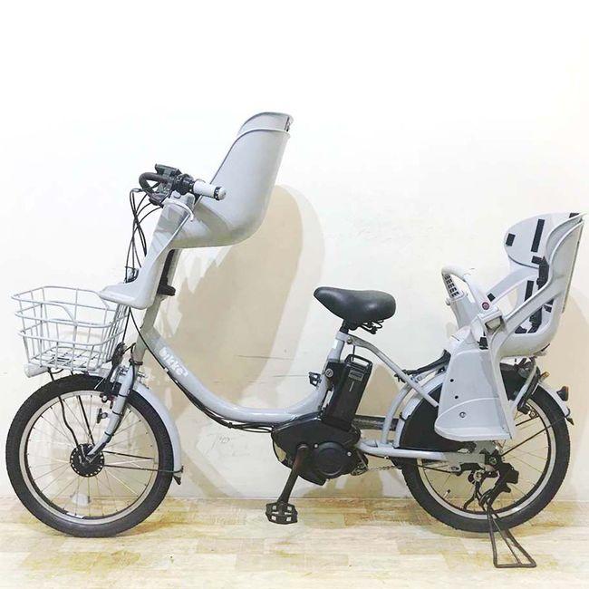 ブリヂストン BRIDGESTONE bikke2 20インチ 2014年頃 電動アシスト自転車 3人乗り(幼児2人同乗)対応へとモデルチェンジした ライフステージに