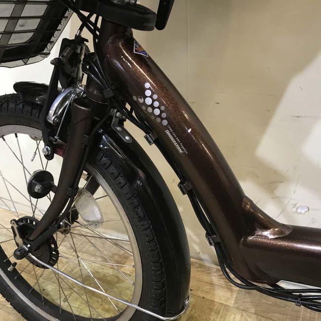 電動自転車 中古 子供乗せ ブリヂストン アンジェリーノ プティット e ブラウン 20インチ KE082 電動アシスト自転車 神戸 | BRIDGESTONE | 13