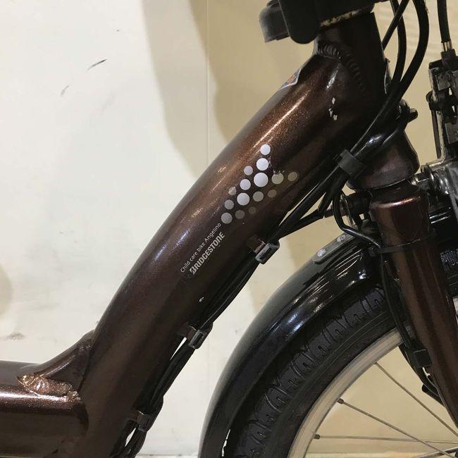 電動自転車 中古 子供乗せ ブリヂストン アンジェリーノ プティット e ブラウン 20インチ KE082 電動アシスト自転車 神戸 | BRIDGESTONE | 14