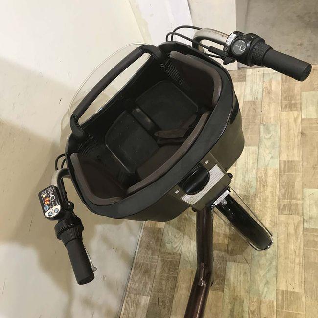電動自転車 中古 子供乗せ ブリヂストン アンジェリーノ プティット e ブラウン 20インチ KE082 電動アシスト自転車 神戸 | BRIDGESTONE | 03