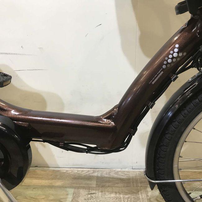 電動自転車 中古 子供乗せ ブリヂストン アンジェリーノ プティット e ブラウン 20インチ KE082 電動アシスト自転車 神戸 | BRIDGESTONE | 04