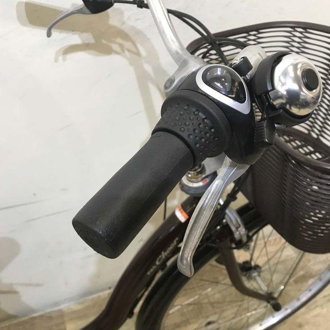電動自転車 中古 ママチャリ ヤマハ PAS Cheer パス チア ブラウン 26インチ KE090 電動アシスト自転車 神戸 | YAMAHA | 09