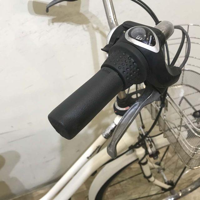 電動自転車 中古 ママチャリ パナソニック TIMO I ティモ I ホワイト 26インチ KE103 電動アシスト自転車 神戸 | Panasonic | 09