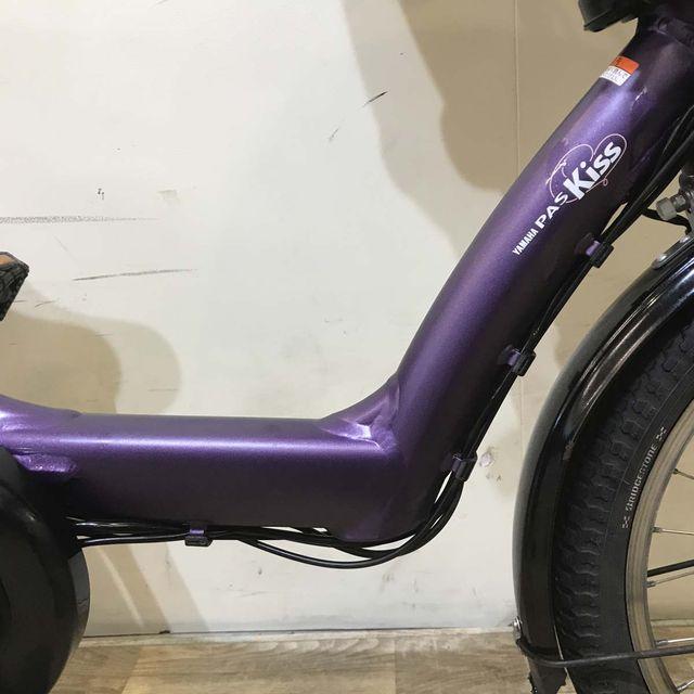 電動自転車 中古 子供乗せ ヤマハ PAS Kiss mini パス キッス ミニ パープル 20インチ KE113 電動アシスト自転車 神戸 | YAMAHA | 04