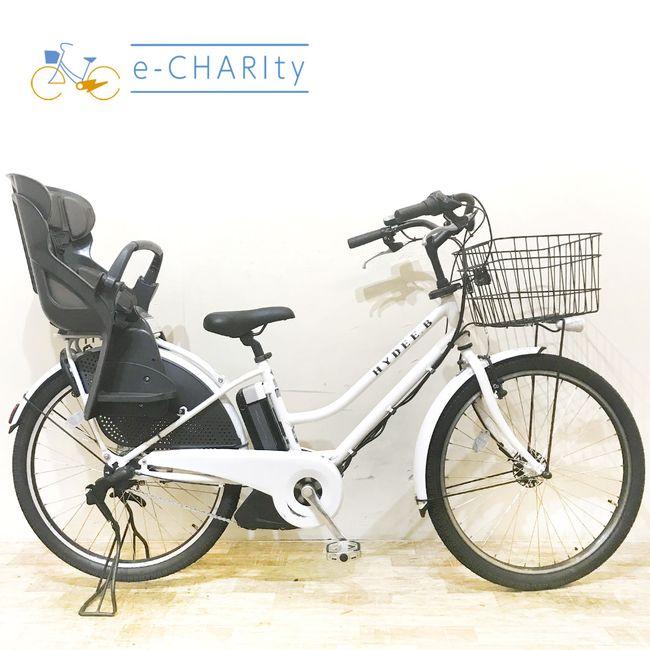 電動自転車 中古 子供乗せ ブリヂストン HYDEE B ハイディ ビー ホワイト 26インチ KE128 電動アシスト自転車 神戸 | BRIDGESTONE