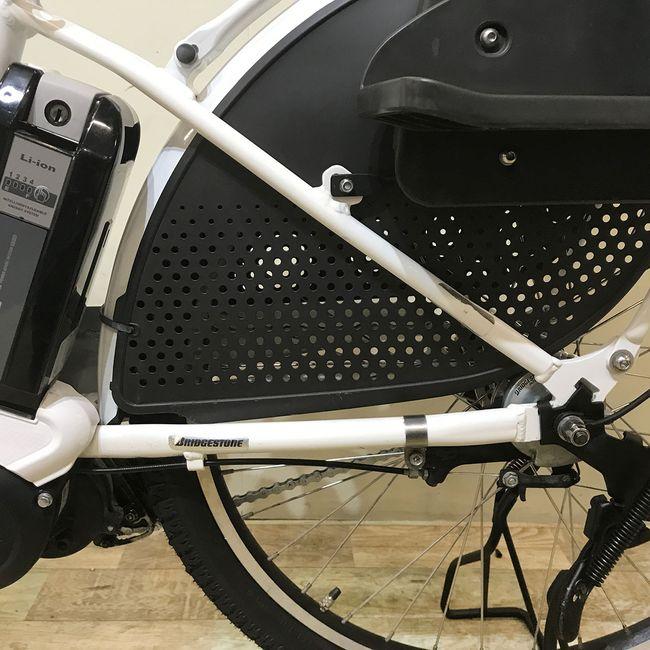 電動自転車 中古 子供乗せ ブリヂストン HYDEE B ハイディ ビー ホワイト 26インチ KE128 電動アシスト自転車 神戸 | BRIDGESTONE | 13