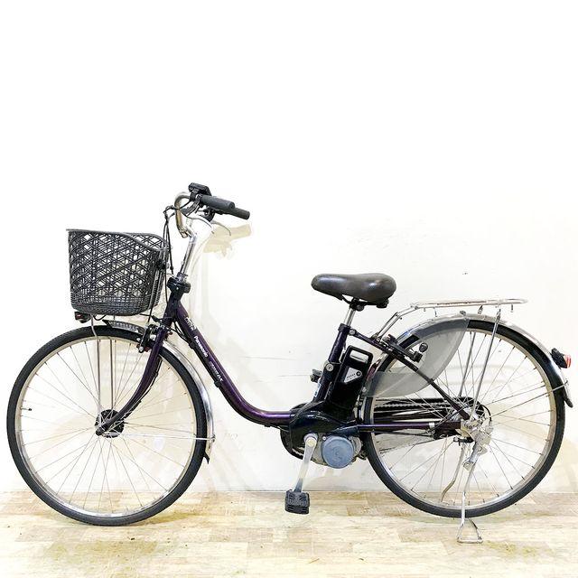 電動自転車 中古 ママチャリ パナソニック ビビ DX パープル 26インチ KE132 電動アシスト自転車 神戸 | Panasonic | 10